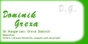 dominik grexa business card